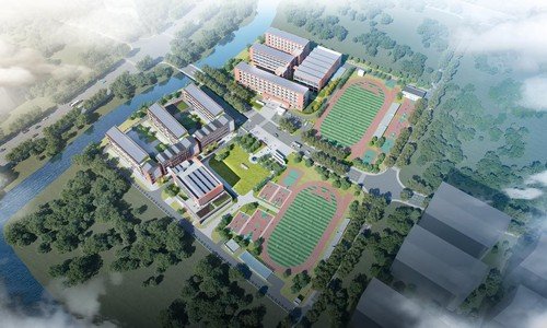 签约共建的公办九年一贯制义务六台盒盒